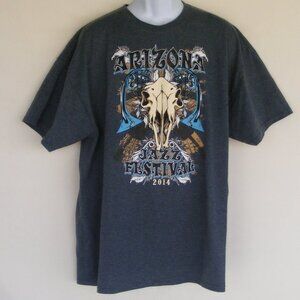 ARIZONA JAZZ FESTIVAL Tshirt, 2XL, Boyz II Men, Charlie Wilson, Gray, SS 2014
